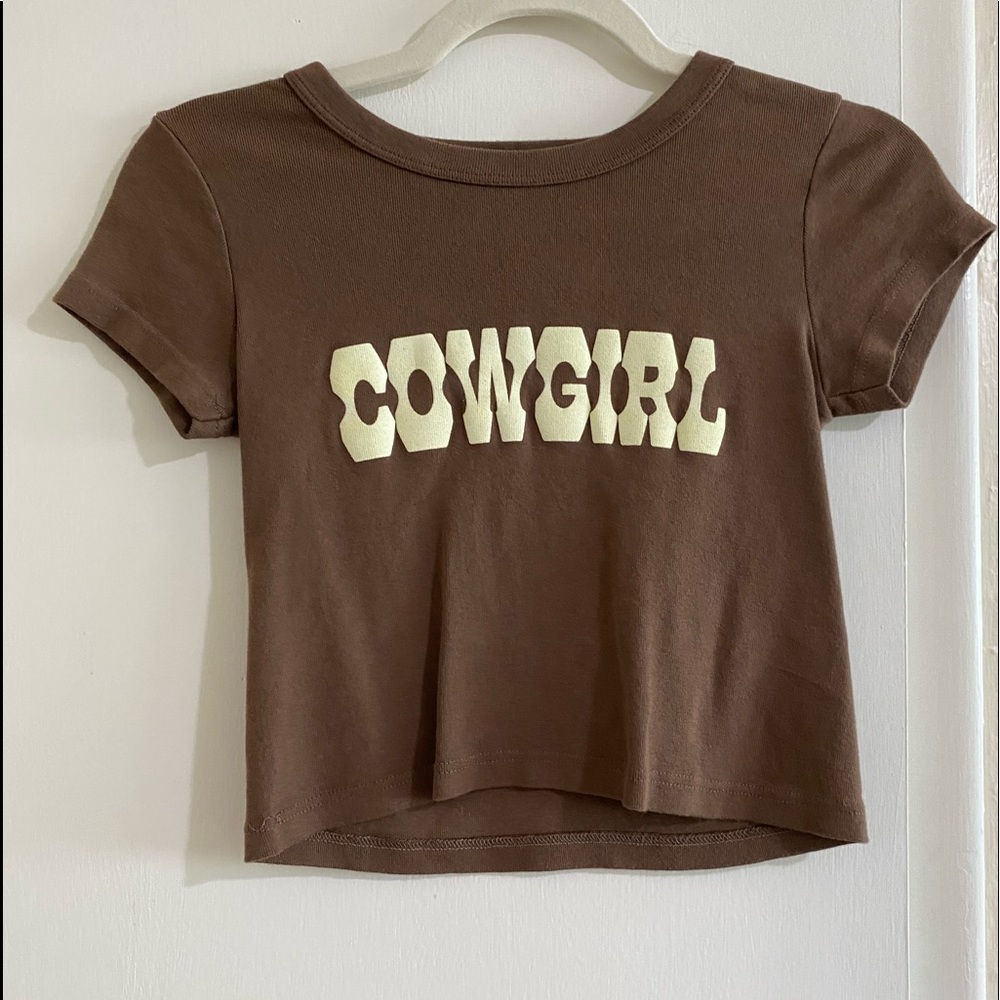 John Gault cowgirl tee